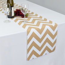 Load image into Gallery viewer, 13 X 90 in. Chevron Cotton Table Runner (10 Colors)
