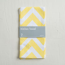 Load image into Gallery viewer, 18 x 28 in. Chevron Kitchen Towels 2/Pack (14 colors)

