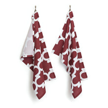 Load image into Gallery viewer, 18 x 28 in. Trellis  Cotton Kitchen Towels 2/Pack (12 Colors)
