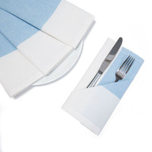 Load image into Gallery viewer, 18 X 18 in. Single Striped Cotton Napkins 4/Pack Red
