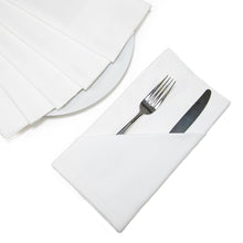 Load image into Gallery viewer, 20 X 20 in. Satin Band Cotton Napkins 6/Pack
