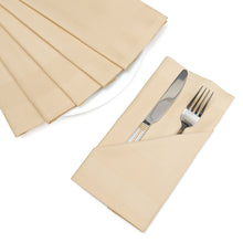 Load image into Gallery viewer, 20 X 20 in. Satin Band Cotton Napkins 6/Pack
