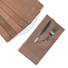 Load image into Gallery viewer, 20 X 20 in. Satin Band Cotton Napkins 6/Pack

