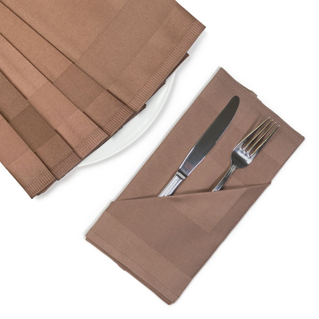 20 X 20 in. Satin Band Cotton Napkins 6/Pack