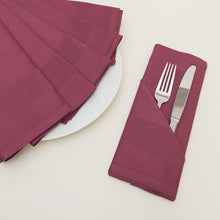 Load image into Gallery viewer, 20 X 20 in. Satin Band Cotton Napkins 6/Pack
