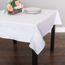 Load image into Gallery viewer, 54 in. Satin Band Square Cotton Tablecloth (7 Colors)
