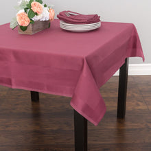 Load image into Gallery viewer, 54 X 72 in. Satin Band Rectangular Cotton Tablecloth (7 Colors)
