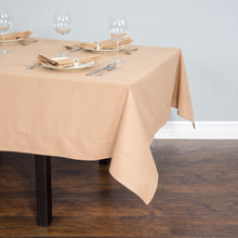 Load image into Gallery viewer, 60 X 84 in. Rectangular Hemstitch Cotton Tablecloth (2 Colors)
