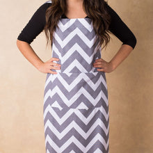 Load image into Gallery viewer, Cotton Chevron Chef Apron
