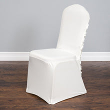 Load image into Gallery viewer, Satin Rosette Stretch Banquet Chair Cover (3 Colors)
