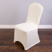Load image into Gallery viewer, Rose Embossed Stretch Banquet Chair Cover (5 Colors)

