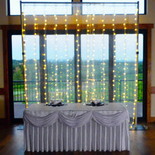 Load image into Gallery viewer, 10 ft. White Starlight Backdrop with Warm White LEDs
