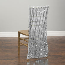 Load image into Gallery viewer, Sheer Sequin Chiavari Chair Cover (4 Colors)
