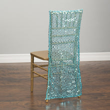 Load image into Gallery viewer, Sheer Sequin Chiavari Chair Cover (4 Colors)
