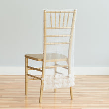 Load image into Gallery viewer, Ethereal Pearl Chiavari Chair Cap White
