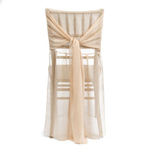 Load image into Gallery viewer, Chiffon Chiavari Chair Cover Strawberry Ice
