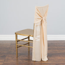 Load image into Gallery viewer, Chiffon Chiavari Chair Cover Strawberry Ice
