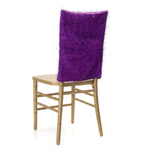 Load image into Gallery viewer, Tinsel Chiavari Chair Cover Fuchsia
