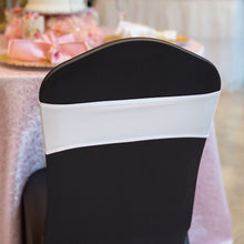 Load image into Gallery viewer, Stretch Chair Sash White 10/Pack

