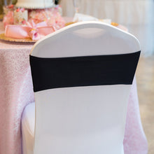 Load image into Gallery viewer, Stretch Chair Sash Black 10/Pack

