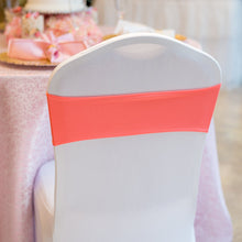 Load image into Gallery viewer, Stretch Chair Sash Coral 10/Pack
