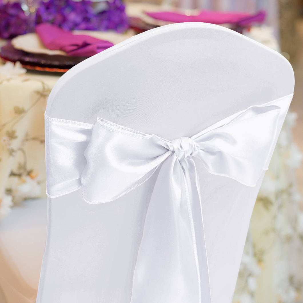 Satin Chair Sash 10/Pack - (15 Colors)