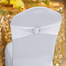 Load image into Gallery viewer, Stretch Chair Sash With Round Buckle, 5/Pack (9 Colors)
