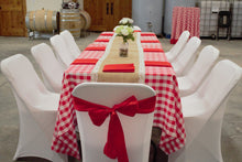 Load image into Gallery viewer, 60 X 102 in. Rectangular Tablecloth Checkered (4 Colors)
