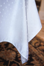 Load image into Gallery viewer, 60 X 126 in. Rectangular Square-Point Damask Tablecloth (2 Colors)

