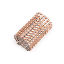 Load image into Gallery viewer, Crystal Napkin Ring Champagne 10/Pack
