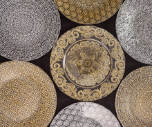 Load image into Gallery viewer, 13 in. Camellia Blossom Glass Charger Plate 4/Pack (2 Colors)
