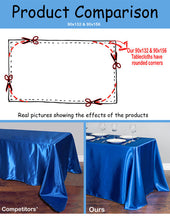 Load image into Gallery viewer, 90 X 156 in. Rectangular Polyester Tablecloth Strawberry Ice
