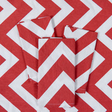 Load image into Gallery viewer, 19 X 19 in. Chevron Cotton Napkins 4/Pack (12 Colors)
