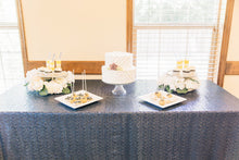 Load image into Gallery viewer, 88 X 130 in. Rectangular Sequin Tablecloth (8 Colors)
