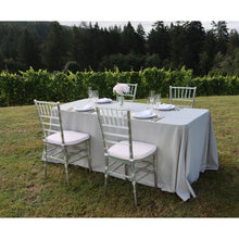 Load image into Gallery viewer, 90 X 132 in. Rectangular with Round Corners Polyester Tablecloth (20 Colors)
