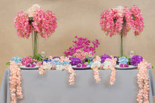 Load image into Gallery viewer, 90 X 132 in. Rectangular with Round Corners Polyester Tablecloth (20 Colors)
