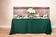 Load image into Gallery viewer, 90 X 132 in. Rectangular with Round Corners Polyester Tablecloth (20 Colors)
