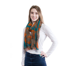 Load image into Gallery viewer, Magnolia Ensemble Scarf Aqua/Blue
