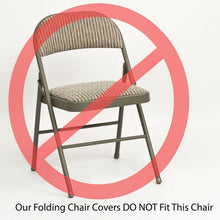 Load image into Gallery viewer, Bargain Polyester Folding Chair Cover White (5/Pack)

