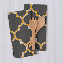 Load image into Gallery viewer, 18 x 28 in. Trellis  Cotton Kitchen Towels 2/Pack (12 Colors)

