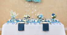 Load image into Gallery viewer, 90 X 132 in. Rectangular with Round Corners Polyester Tablecloth (20 Colors)
